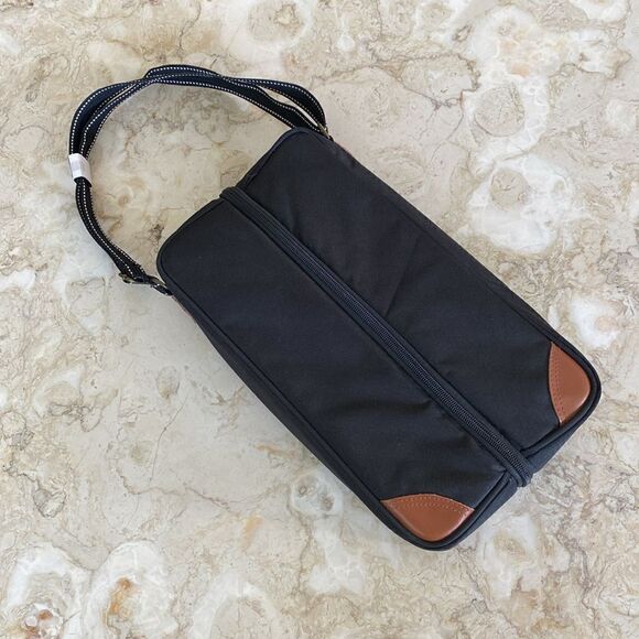 NEW! ALLCAMP Wine Tote Bag with Cooler Compartment Two Sets of Tableware Picnic - Picture 8 of 9